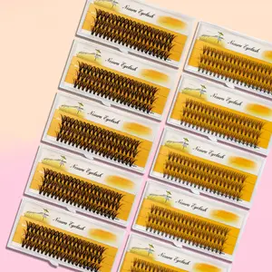 20D 30D 40D Synthetic Mink Eyelashes, D Curl Mixed Length 8-15mm, Natural Voluminous Design, Plant-Based, Reusable DIY Friendly
