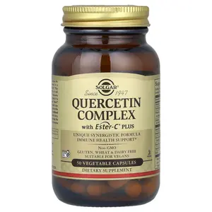 Solgar Quercetin Complex with Ester-C® Plus, 50 Vegetable Capsules