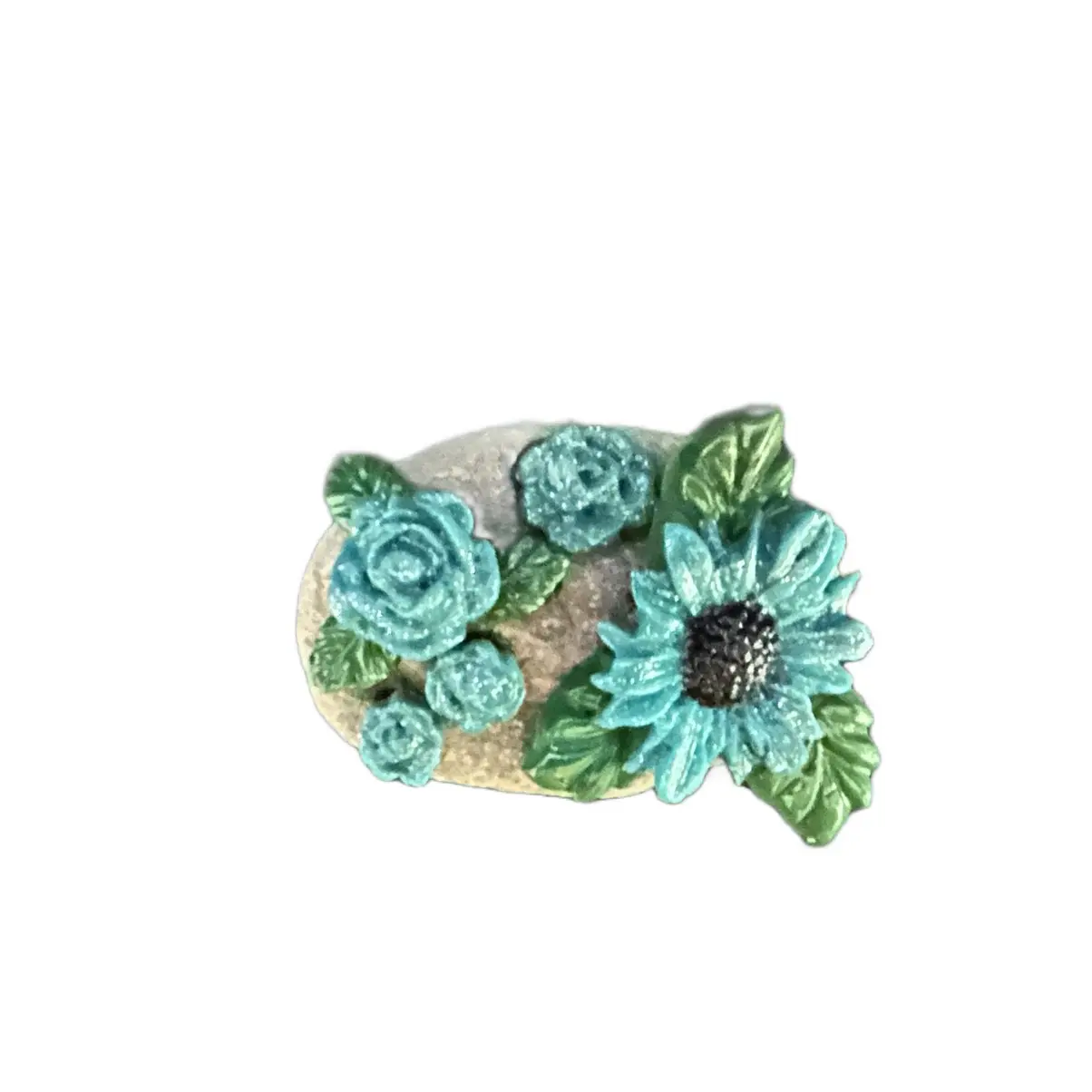 Decorative rock ,paperweight knickknack Handmade Sculpture Housewarming