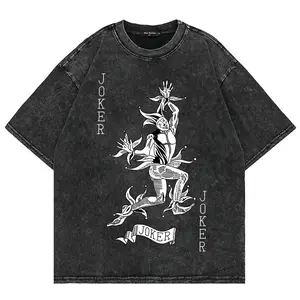 valentine shirts 100% Cotton Vintage Alice in Borderland 3 T Shirt Fashion Men/Women Halloween Christmas Gift Oversize Acid Wash Tees Shirts Tops