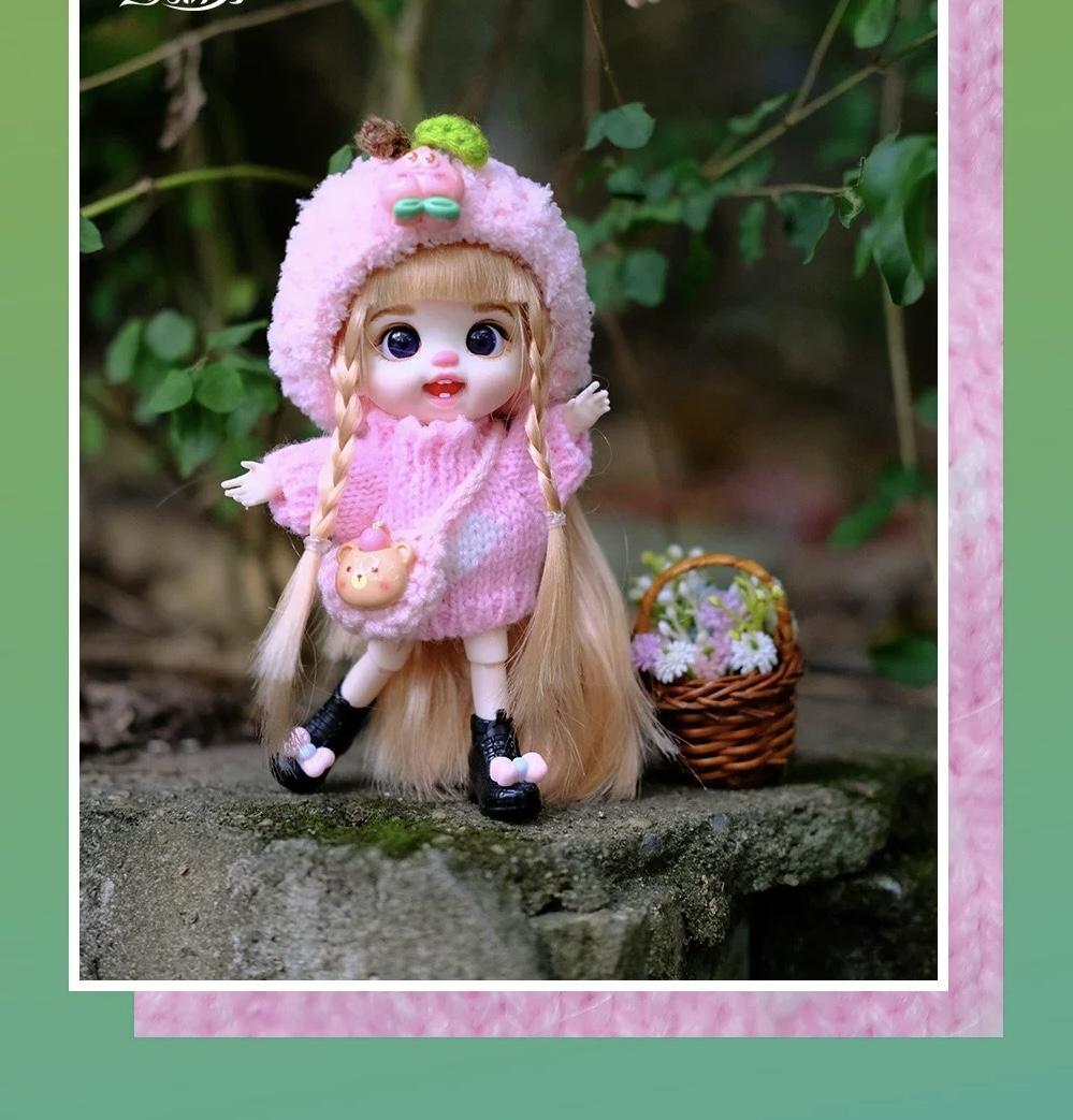 Lolifen Cute Pretty Girls Style Adorable Plush Doll Bag Charms