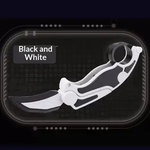 Upgrade Version 3D Printed Folding Claw Knife, Three-Section Gravity Claw Knife 2.0, Extensible Rotating Stress Relief Fidgeting Toy, Fidget Karambit