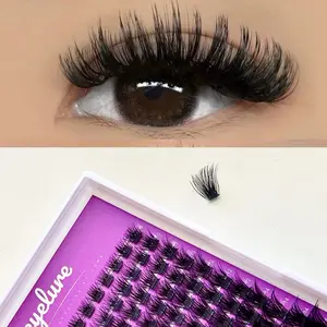 Eyelure Saria Dense Bold Style Magic Volume Lash Clusters DIY Lashes 8-18mm Length D Curve Eye Makeup Cosmetic Eyelash Extensions Eyelash Extension Eyelashes Extensions Lash Extensions Lash Extension