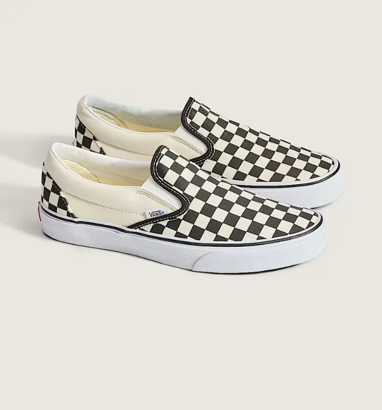 Van's Classic Slip-On Checkerboard Skate Casual - Unisex/Adult Shoes Men's