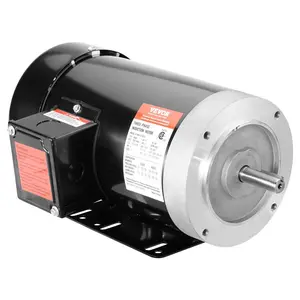 VEVOR 2HP Electric Motor 3450 rpm, AC 230V/460V, 56C Frame, Air Compressor Motor 3-Phase, 5/8 Keyed Shaft, CW/CCW Rotation for Agricultural Machinery and General Equipment