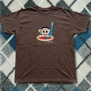 Cute Julius Monkey Graphic Wearing Snorke Baby tee, y2k Streetwear