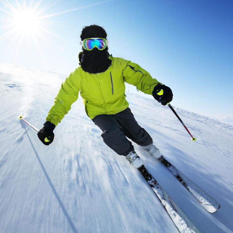 Distressed Full Face Balaclava Ski Mask - Warm, Windproof Knitted Shiesty Mask for Winter Adventures - Fuzzy Comfort for Outdoor Activities