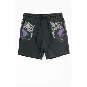 Pacsun Men's Skull Fleece Sweat Shorts
