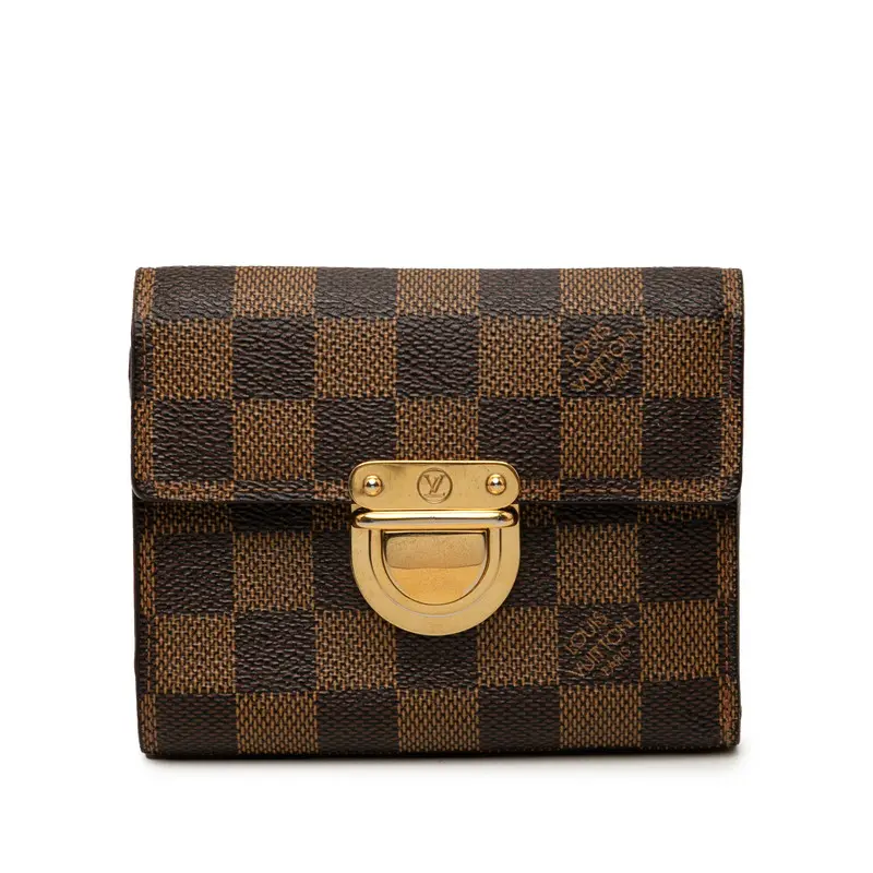 Pre-owned Louis Vuitton Canvas Small Leather Goods Damier Trifold Wallet
