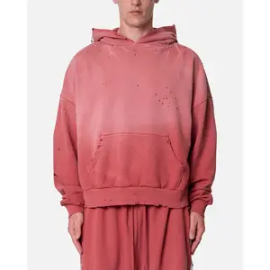 MNML Mojave Hoodie Washed Red