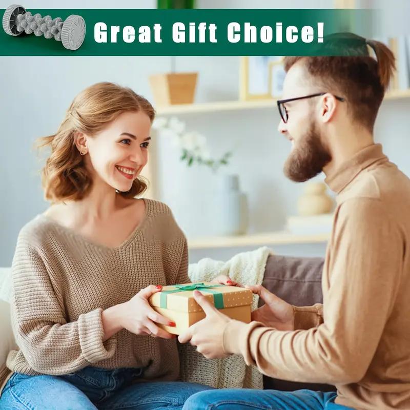 Plantar Fasciitis Relief Foot Massager Roller, Silicone Deep Tissue Massage Tool for Arch Pain, Heel Spurs & Foot Pain, Portable Trigger Point Therapy Reflexology Roller for Muscle Relaxation, Home & Travel Use