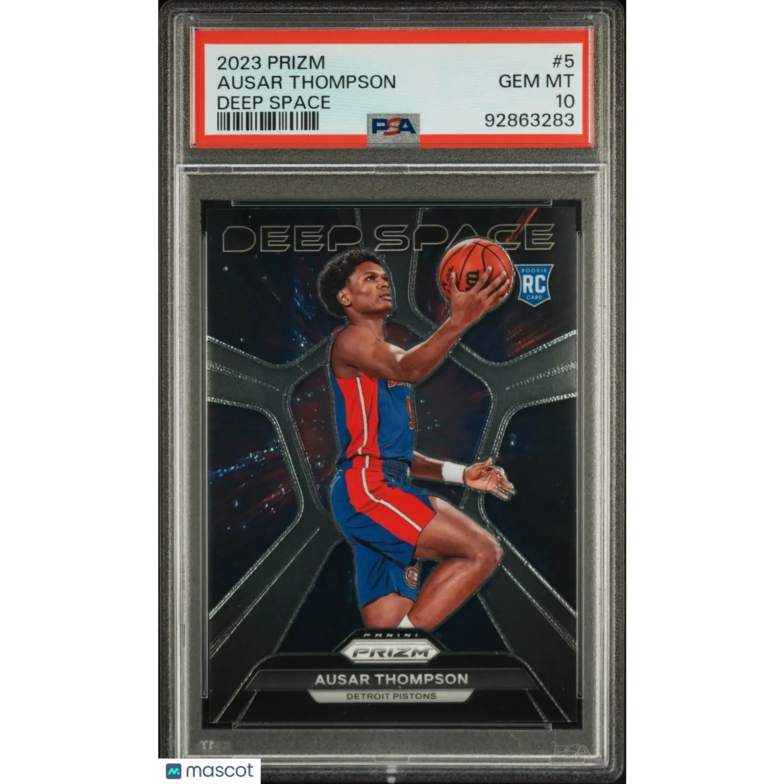 Ausar Thompson PSA 2023 Panini Prizm Deep Space #5 10