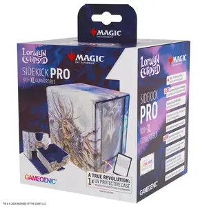 Gamegenic Magic: The Gathering Lorwyn Eclipsed Sidekick PRO 100+XL - Ashling The Limitless/Auntie Ool, Cursewretch Design, Convertible Deck Box, Holds 100+ Double-Sleeved Cards, Commander Display