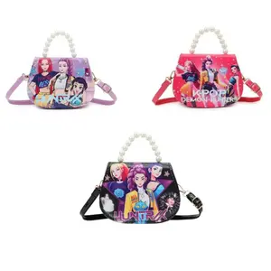 New K-pop children's bag witch hunter girl group change bag anime cute storage bag messenger bag