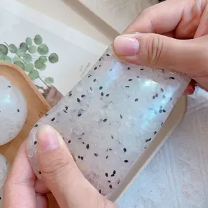 Cute Stress Relief Mochi Rice Ball Toy, Soft and Plush Food Hand Simulator, Perfect Gift for Kids and Adults, Portable Design, Kawaii Squishies, Stress Relief Tools