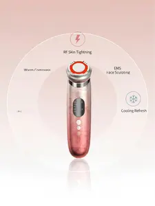 Multifunctional Facial Beauty Device, Skin Firming & Lifting Appearance Massager, Vibration & Heat Face Care Tool, Improves Skin Texture Look, At-Home Spa Skincare Machine