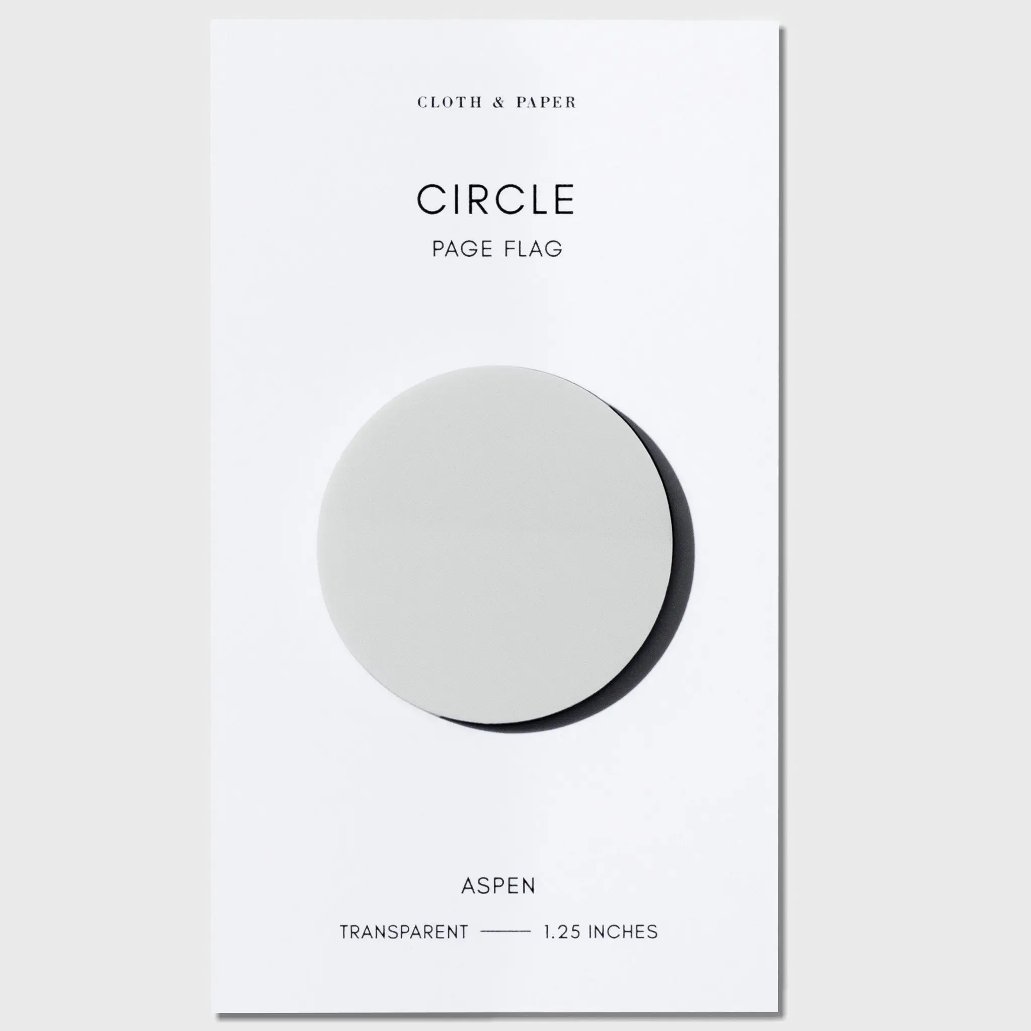 Circle Page Flag | Aspen
