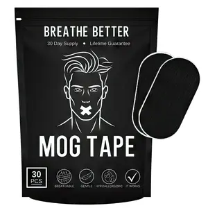 Mog Mouth Tape - one month supply mouth tape, sport accessories, 30 Strips, Mog Strips Mog Tape for sleep