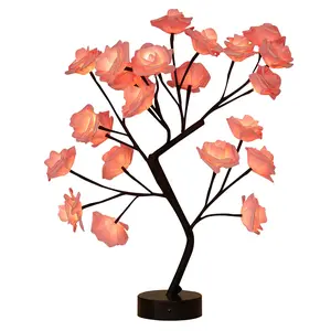 The Love Tree: A Rose Lamp Display with Fairy LED Lights