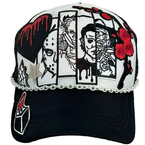 Horror Movie Characters Patch Hat for Men and Women