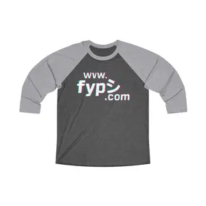 Unisex Tri-Blend 3\4 Raglan Tee