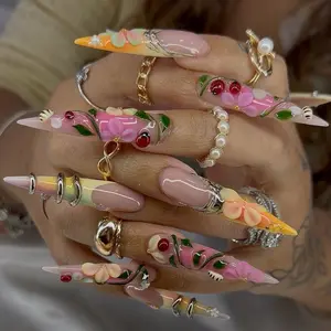 Stiletto Long press on nails
