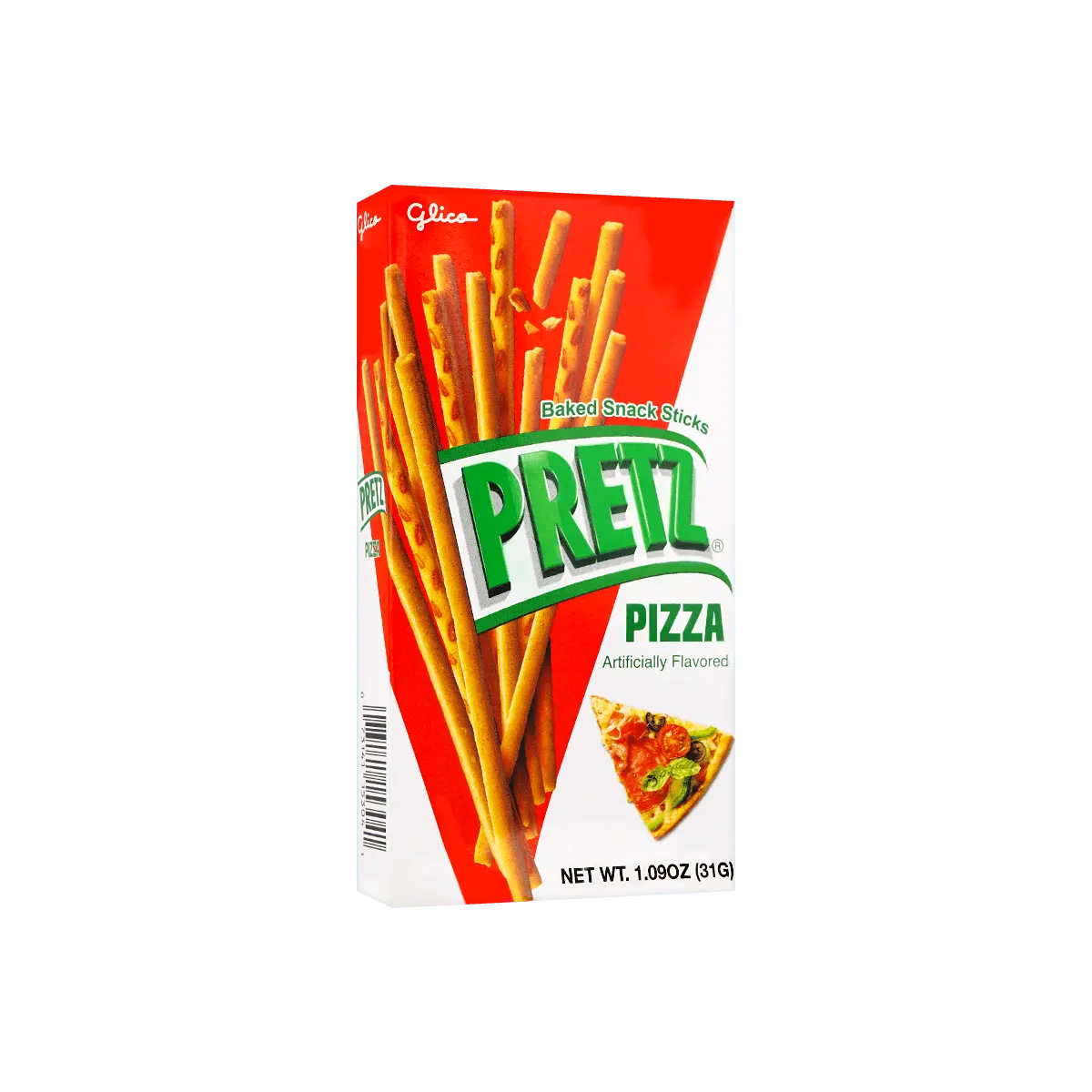 GLICO Pizza Flavored Pretz - Baked Pretzel Sticks, 1.09oz GLICO Pizza Flavored Pretz - Baked Pretzel Sticks, 1.09oz