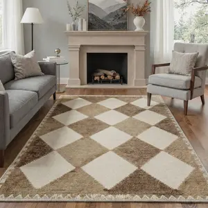 【Summervibes】GENIMO Rug – Machine Washable, Soft, Pet Friendly, Non-Slip Area Carpet, Floor Rug Perfect for Living Room, Bedroom, Kitchen, Hallway, Elegant Home Decor ,ARP1297-OCHRE PETAL