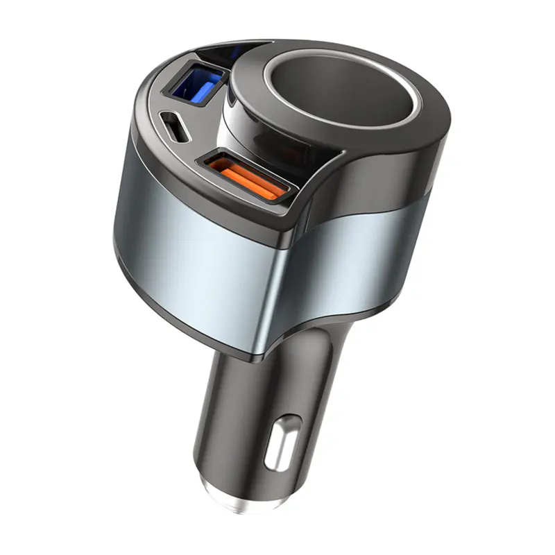 High Power Car Charger Adapter, Dual USB + PD Super Fast Charging, Multi-Function Flash Charge, Compatible with Most Vehicles, Fast Charging Supported, Multifunctional Charger, High Efficiency Charger, Charger For Car, Fast Charging Solution