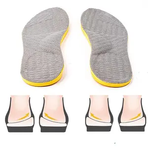 Adjustable Women & Men Posture Correcting Orthotic Insoles (Orthopedic Soles), 4-in-1 Gel Shoe Inserts for Flat Feet, Arch Support, Overpronation, Supination, Plantar Fasciitis, Metatarsalgia, X/O Valgus & Varus – Grey