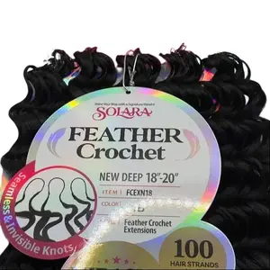 SOLORA FEATHER Crochet New Deep 18'-20".