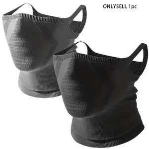 Breathable Windproof Face Mask, Half Face Mask with Earhook Design, Knitted Balaclava, Outdoor Sports Mask for Running Hiking Cycling Travel, Protective Gear, Breathable Face Cover, Full Balaclava, Dust Mask, Outdoor Dustproof Mask