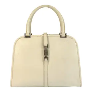 Pre-owned GUCCI Calfskin Shoulder Bags Jackie Leather Handbag