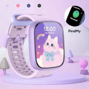 1.83-inch Kids' Smartwatch Supports Apple Find My Feature to Prevent Loss Features Five Built In Educational Games for Children Receives Message Notifications Includes Multiple Sports Modes Can Be Set for Standalone Offline Use Birthday Gift
