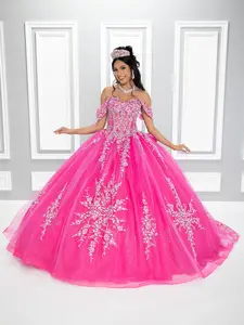 Hot Pink Quince Dress 72389XB - Elegant Dress with Floral Detail and Stylish Design