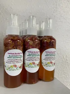 4oz Organi Aloe Rose Water/ Made with Rose Petals