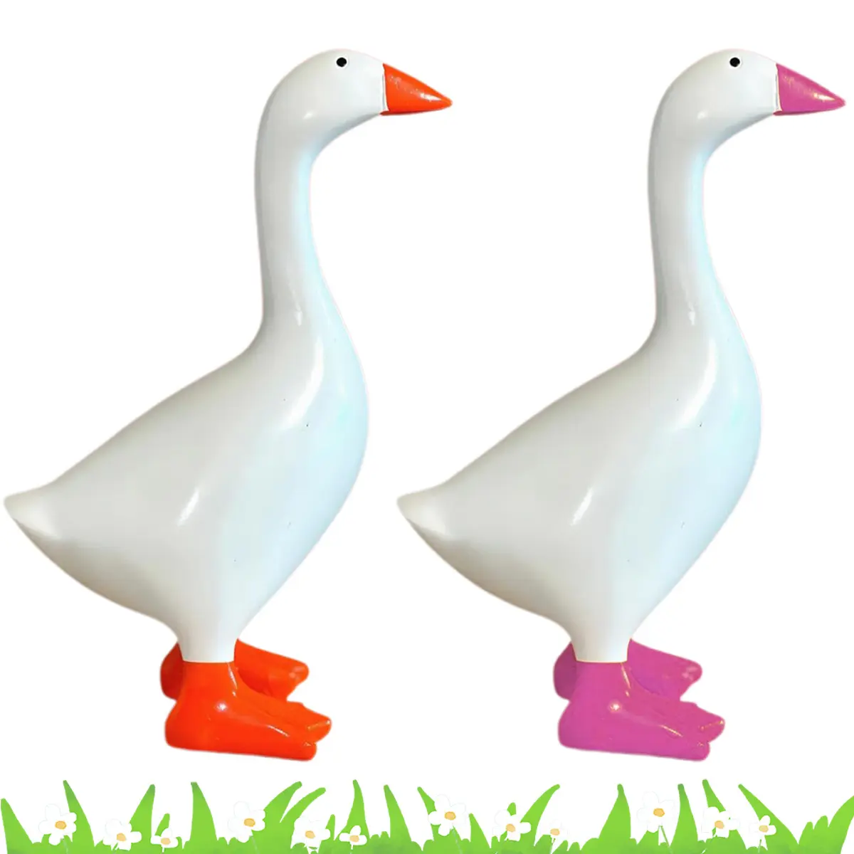 D-Desktop Goose Set (Orange & Pink)