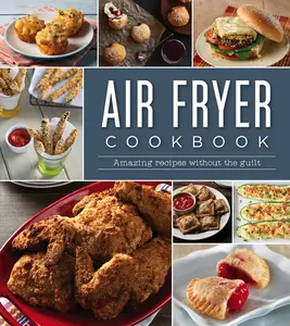 USED-Air Fryer Cookbook (3-Ring Binder) by Publications International Ltd (Hardcover)
