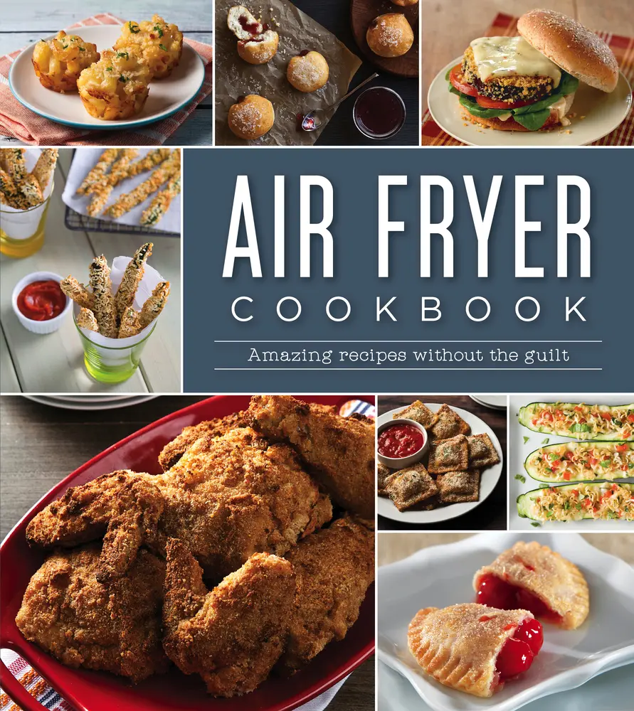 Used Air Fryer Cookbook - 3-Ring Binder, Hardcover by Publications International Ltd, English - Home Cooking, Fast Crispy Cooking, Family-Focused, 5 Tabbed Sections, Over 200 Recipes