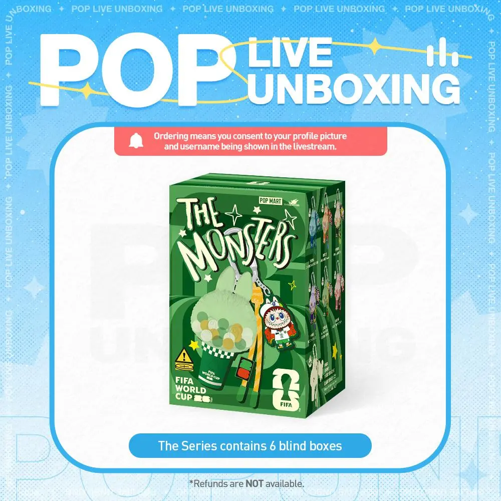 [POP NOW]THE MONSTERS × FIFA SERIES-Mini Pendant Light Blind Box POP MART