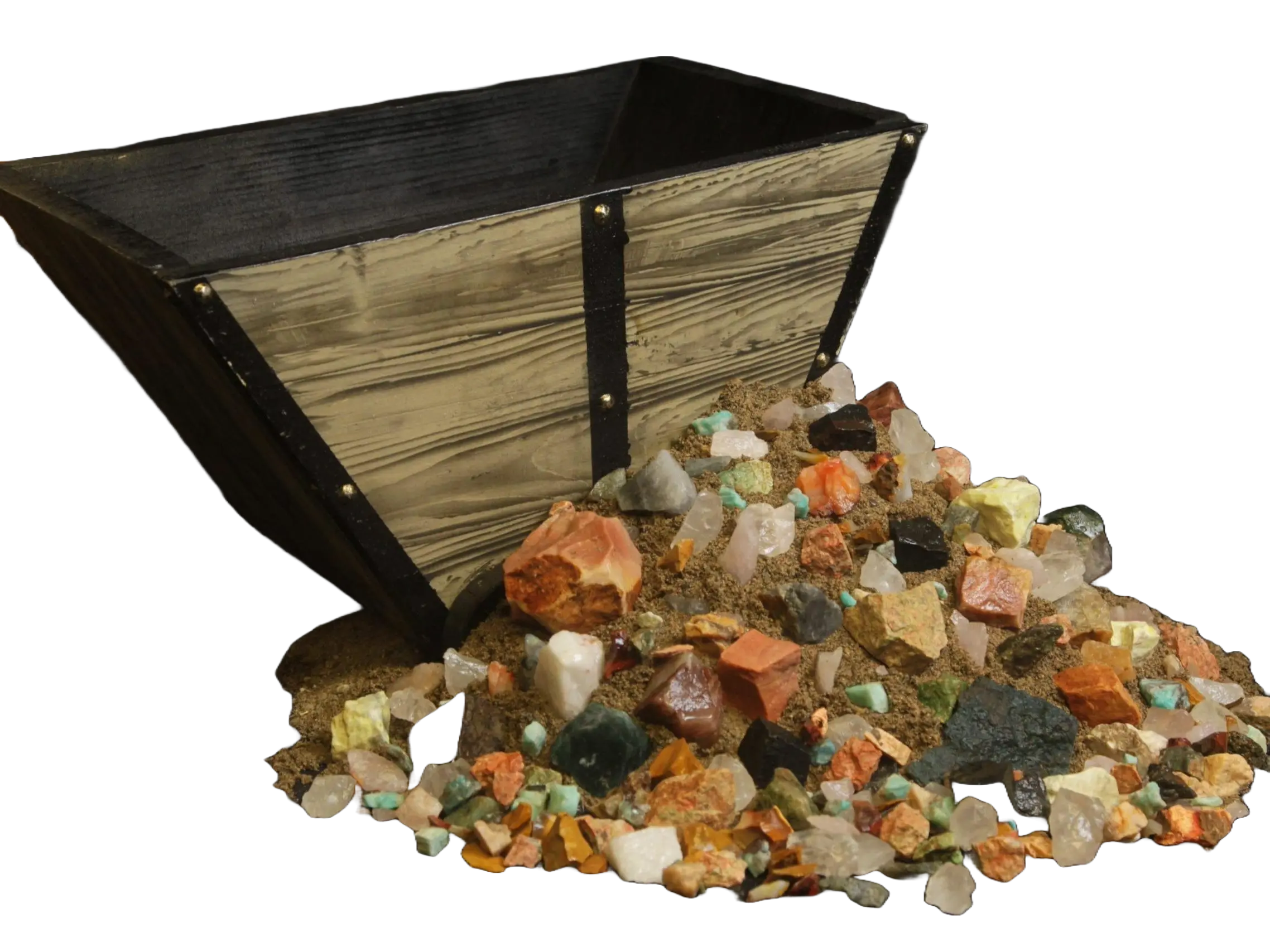 Bonanza Box - 2.5 Gallons of Kids Love Rocks Mining Rough - Large Specimens, Amethyst, Gemstones and More - Educational Science & Technology Toy