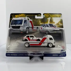 Hot Wheels Car Culture Team Transport Aero Lift '73 Honda Civic Custom 1:64