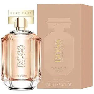 HUGO BOSS The Scent Women's EDP Floral Fragrance Spray - Fruit-Scented, Botanical, Chic, Apricot Base, 3.3 fl oz (3.4 oz Variant), New in Box, Fruit-Scented Women's Fragrance