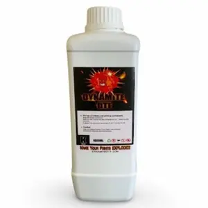Black.  Dynamite DTF Ink for DTF Printers,Epson Printer, (1) 1 liter bottle BLACK.