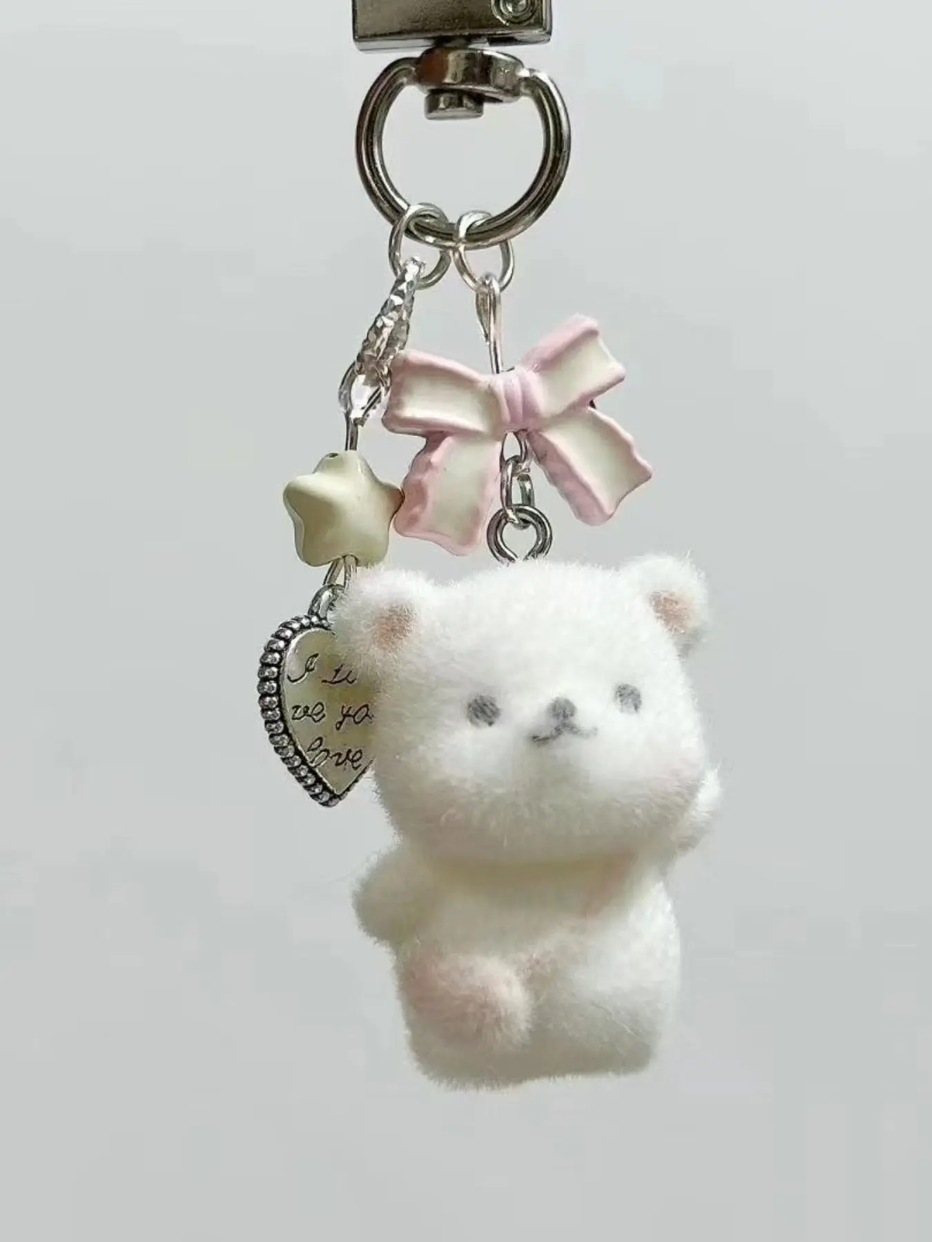 Cute Bear Design Keychain, Cute Keychain for Women & Men, Fashion Accessories for Daily Use, Trendy All-match & Exquisite Keychain for Birthday Gift, Cute Charms Keychain, Cute Keychain Accessory