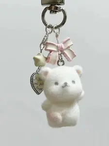 Cute Bear Design Keychain, Cute Keychain for Women & Men, Fashion Accessories for Daily Use, Trendy All-match & Exquisite Keychain for Birthday Gift, Cute Charms Keychain, Cute Keychain Accessory