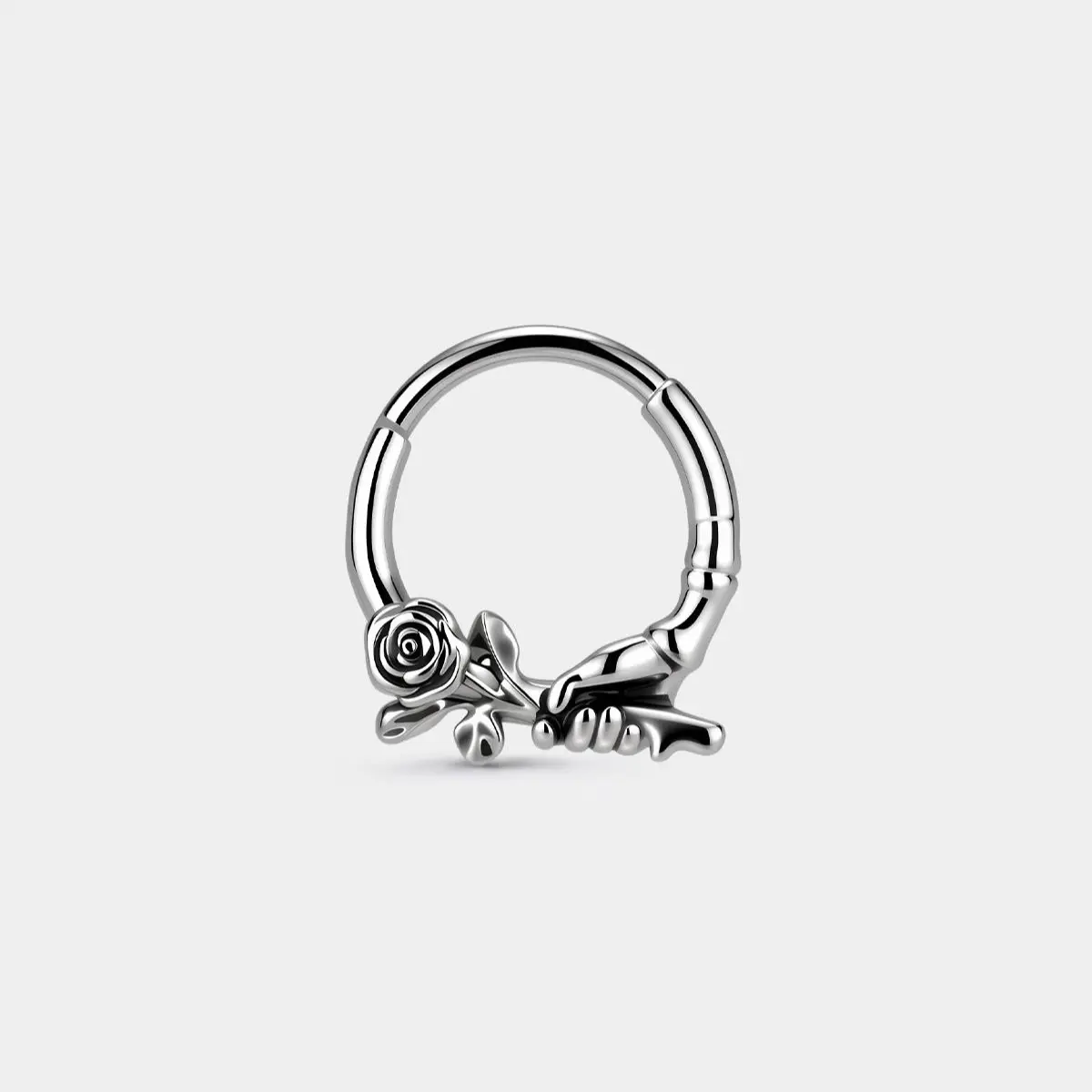 OUFER Vintage Rose Halloween Septum Ring
