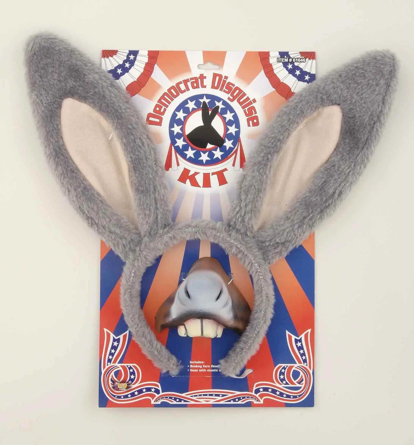 Democrat Donkey Ears and Nose Set
