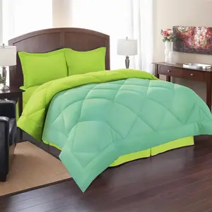Mocassi 3-Piece Reversible Down-Alternative Comforter Set, Hotel Premier Feel with Cozy Warmth