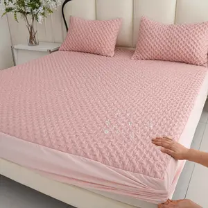 3-Piece Ice-Feel Bean Bag Bed Skirt Set, Breathable Tech Fabric, Summer Cooling Essential for Hot Weather, Sweat-Prone Individuals, Ice Feel Fitted Sheet Set, Cooling Bedding Sets